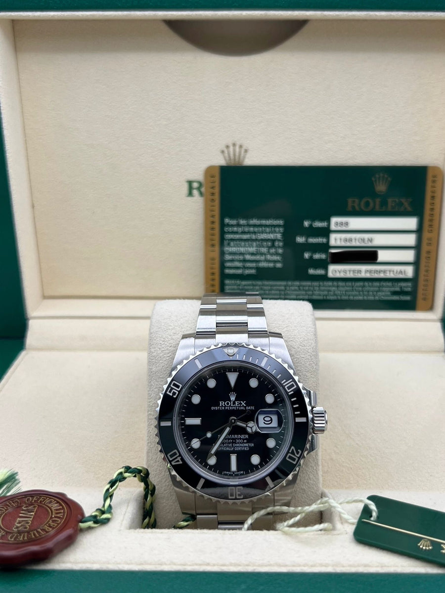 Rolex Submariner Date 116610LN With Papers Only Dated 2014