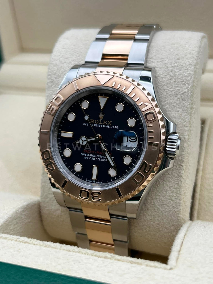 Rolex Yachtmaster 40mm Two Tone Rose 126621 With Papers Only Dated 2021