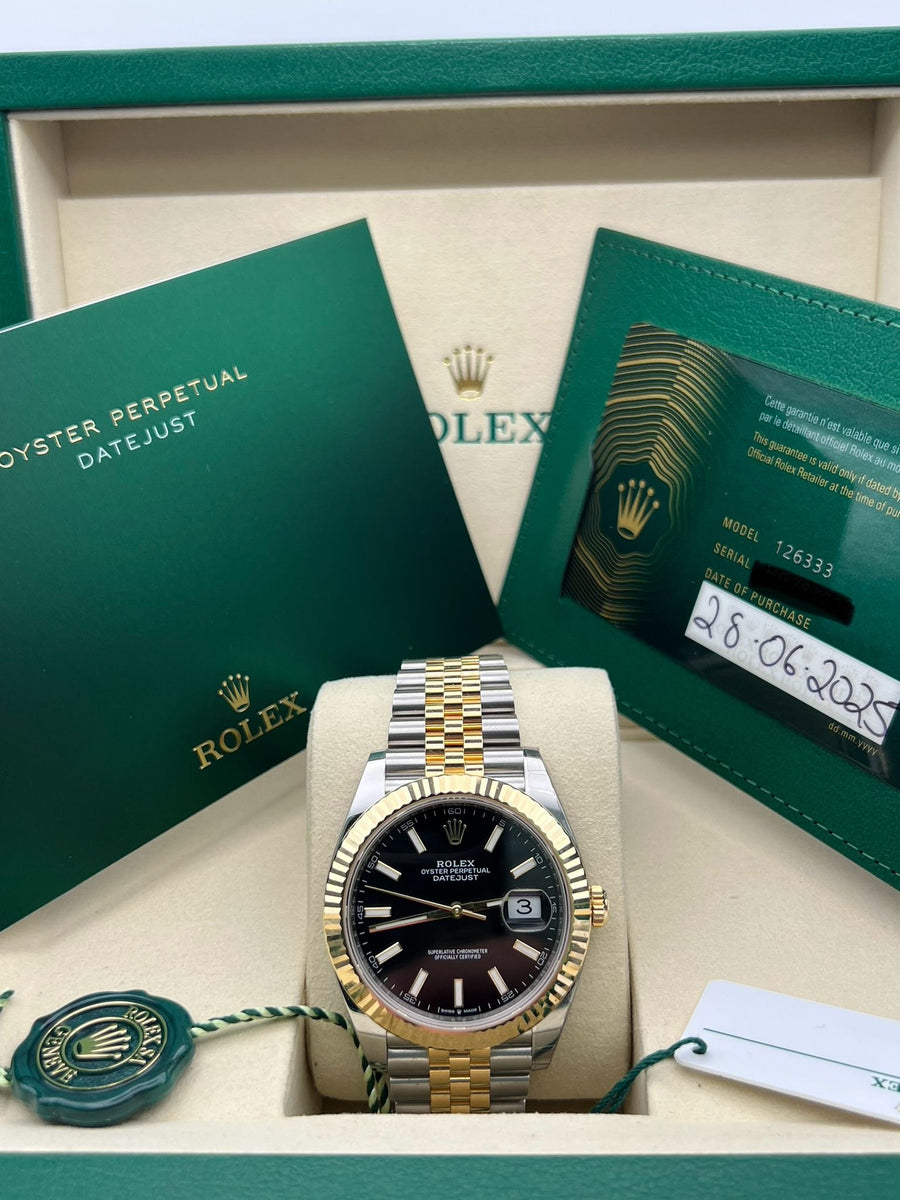 New/Unworn Rolex Datejust 126333 Complete Set Dated 06/2025