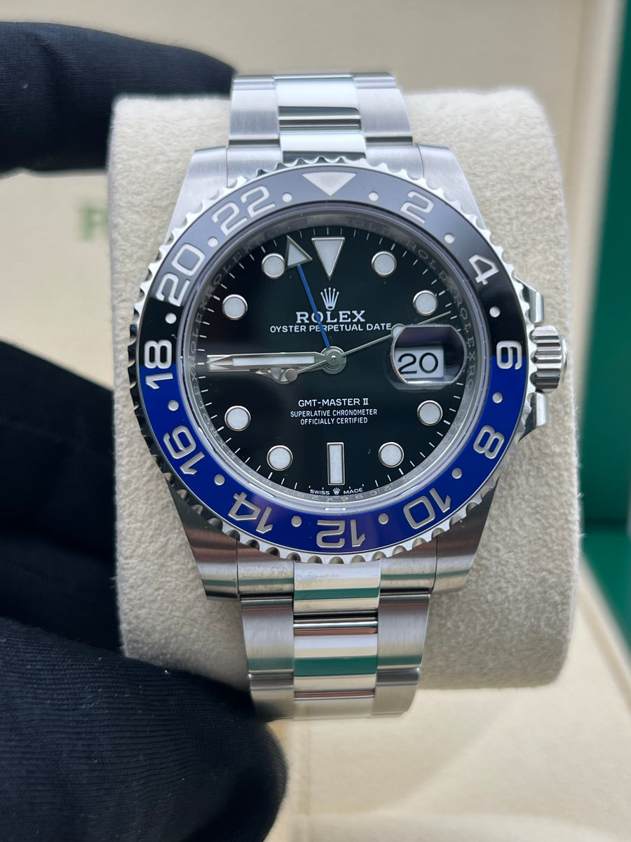 New/Unworn Rolex GMT Master II “Batman” 126710BLNR Complete Set Dated 2022
