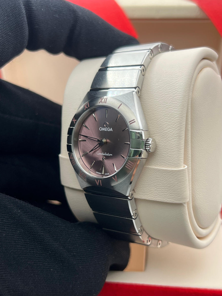 New/Unworn Omega Constellation 28mm 131.10.28.60.11.001 Complete Set Dated 2025