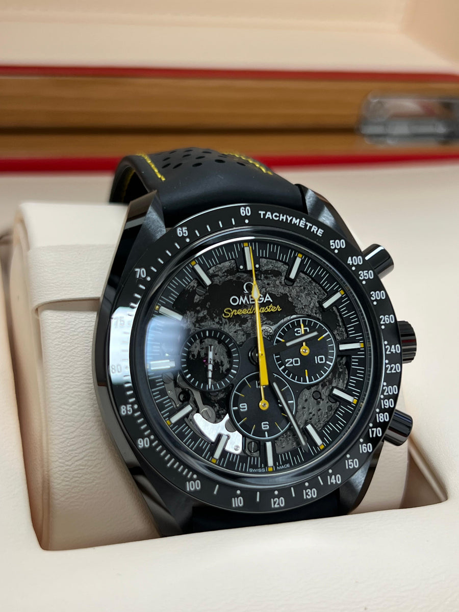 New/Unworn Omega Speedmaster Dark Side Of The Moon Apollo 8 310.92.44.50.01.001 Complete Set Dated 2025