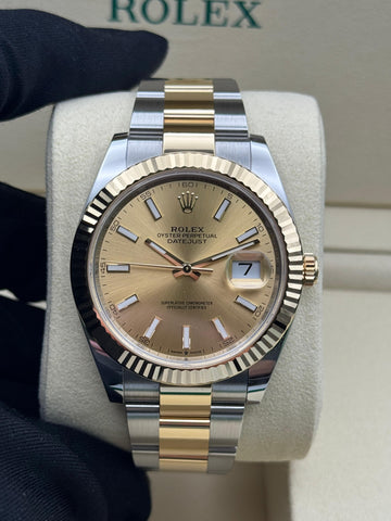 New/Unworn Rolex Datejust 126333 Champagne Complete Set Dated 09/2025