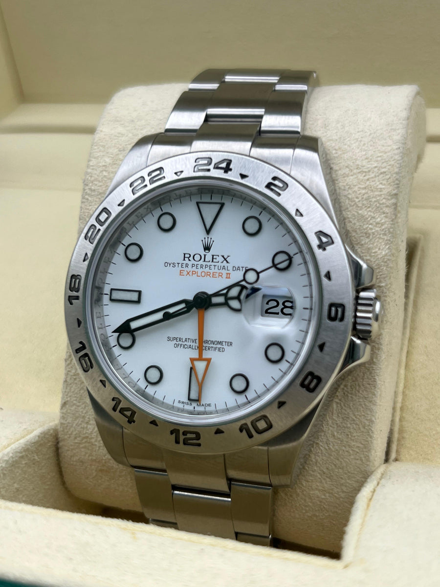 Rolex Explorer II “Polar” 216570 With Box & Papers Dated 2012