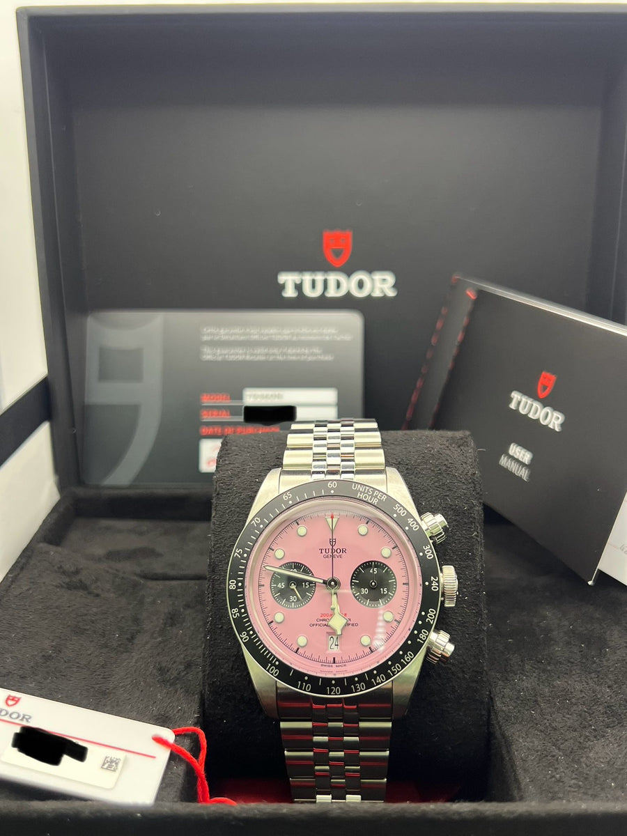 New/Unworn Tudor Blackbay Chrono 79360N Pink Complete Set Dated 04/2025