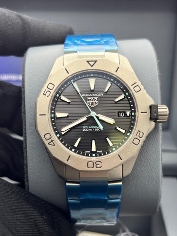 New/Unworn TAG Heuer Aquaracer Professional 200 Solargraph WBP1180.BF0000 Complete Set
