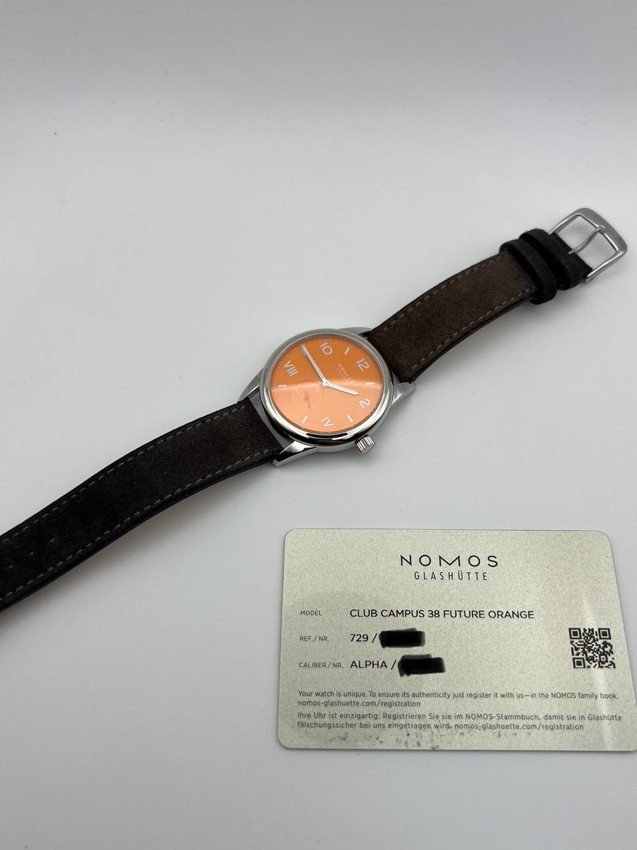 New/Unworn Nomos Club Campus 729 Complete Set
