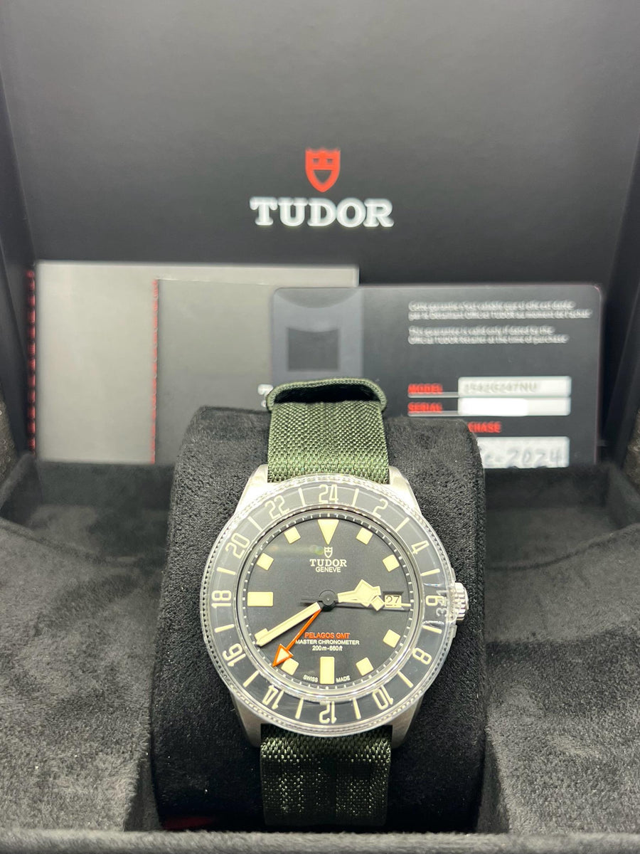 New/Unworn Tudor Pelagos FXD GMT 2542G247NU Complete Set Dated 12/2024