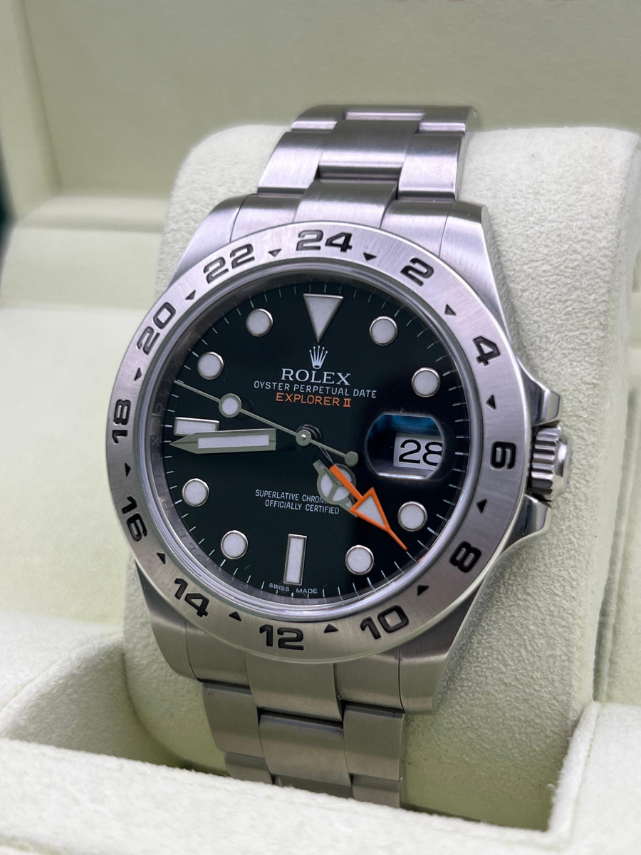 Rolex Explorer II 216570 Complete Set Dated 2011 + Rolex Service Card Dated 12/2024