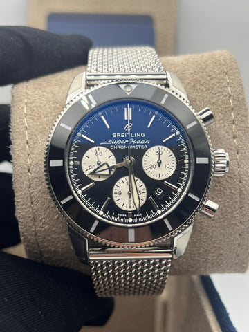New/Unworn Breitling Superocean Heritage Chronograph AB0162121B1A1 Complete Set Dated 2024
