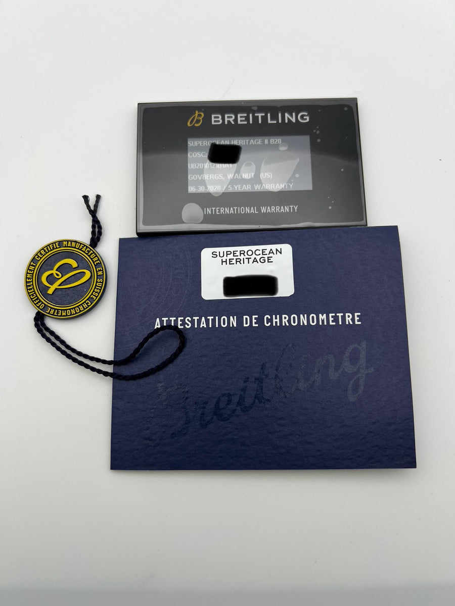 Breitling Superocean Heritage UB2010121B1A1 With Papers Dated 2020