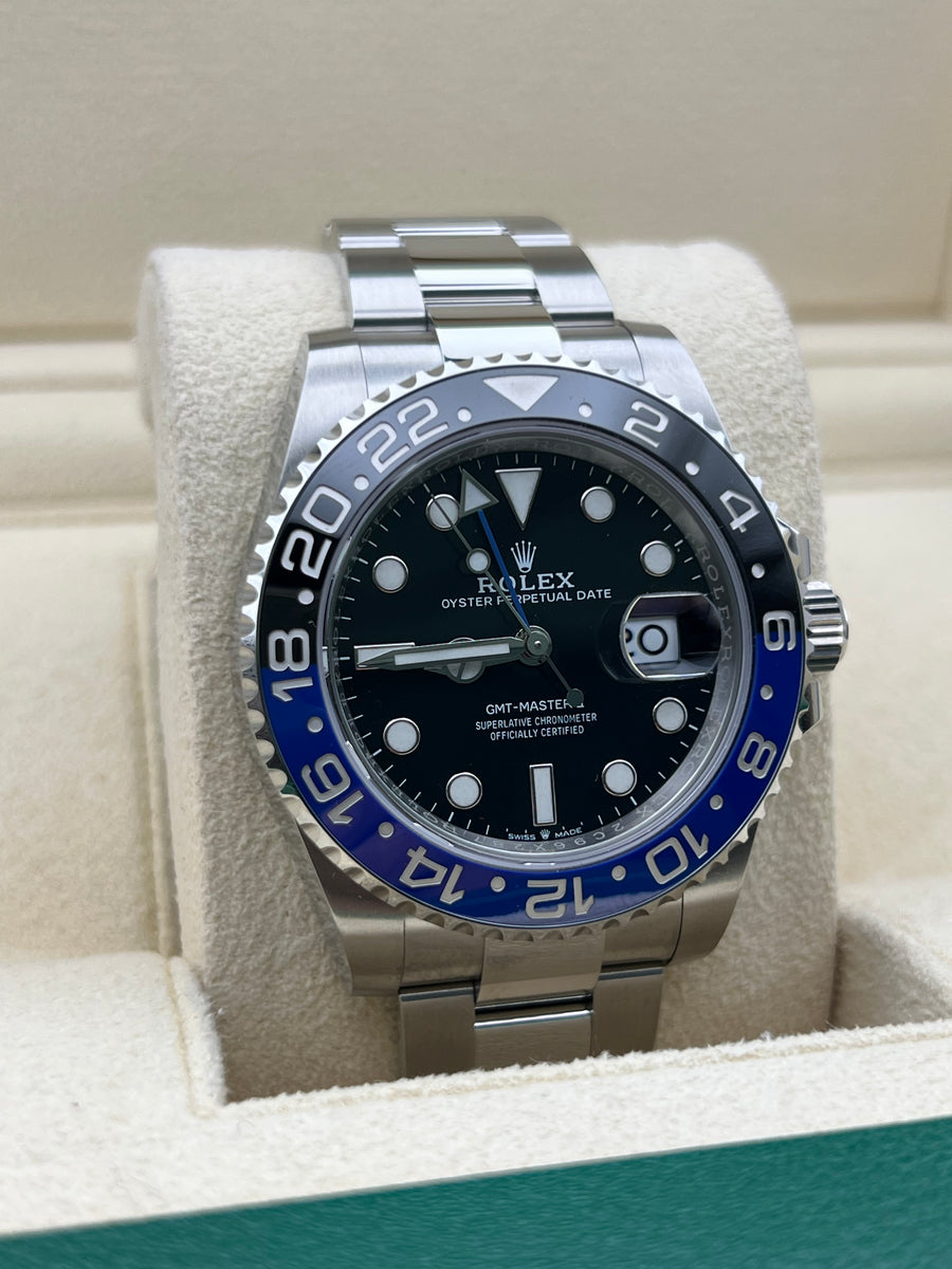New/Unworn Rolex GMT Master II “Batman” 126710BLNR Complete Set Dated 2022