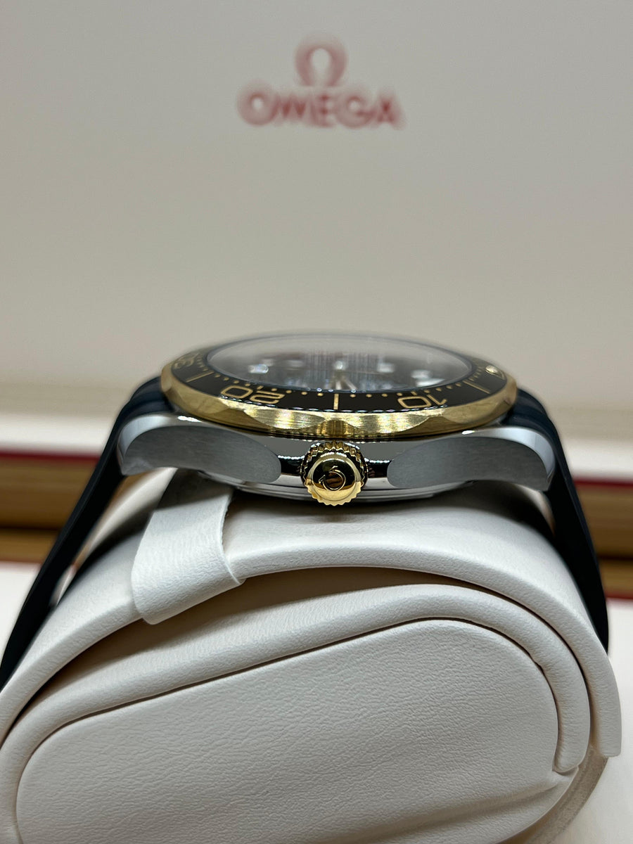 New/Unworn Omega Seamaster Professional Two Tone 210.22.42.20.01.001 Complete Set Dated 11/2024