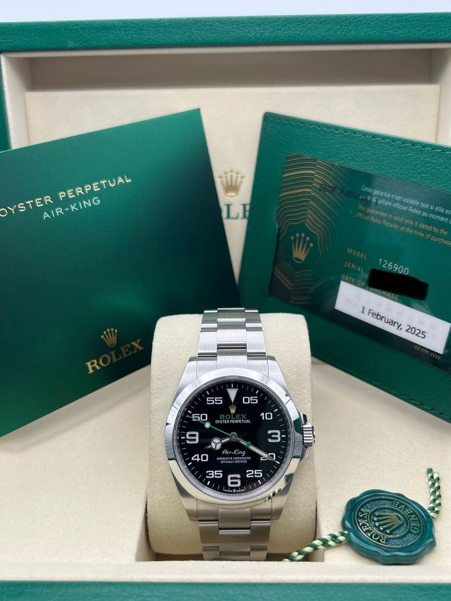 Rolex Airking 126900 Complete Set Dated 2025
