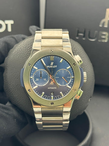 Hublot Classic Fusion Titanium Chronograph 540.NX.7170.NX Complete Set