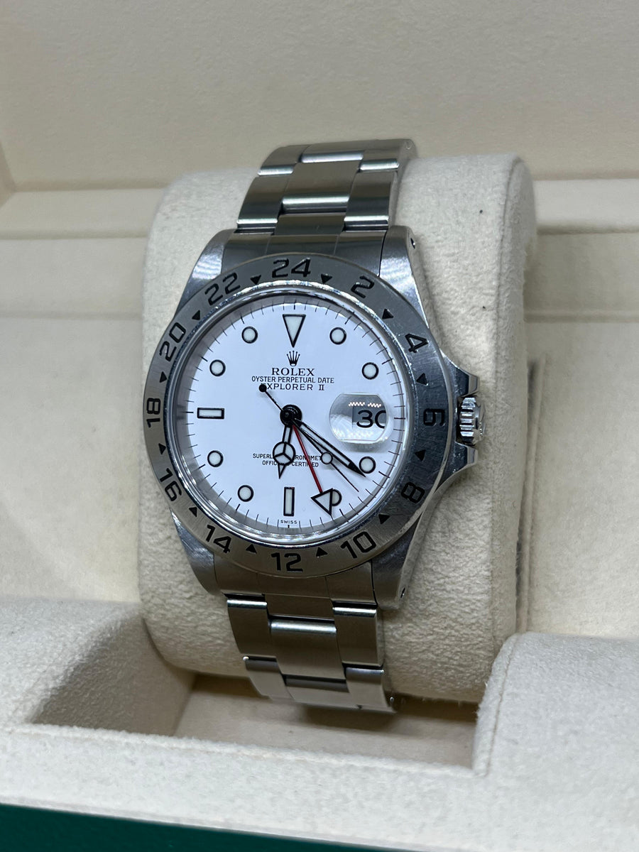 Rolex Explorer II 16570 With Papers & Serial Hang tag Only