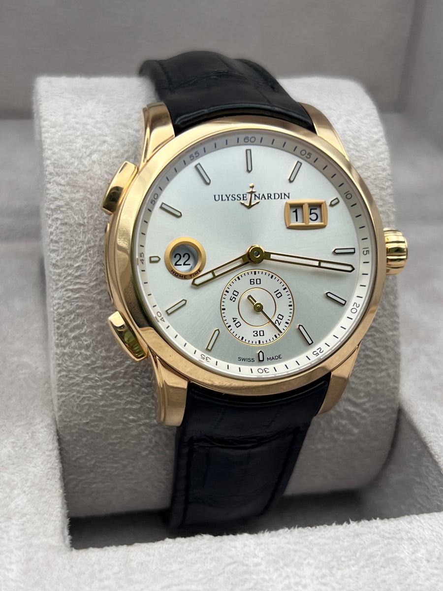 Ulysse Nardin Dual Time 18k RG 3346-126/91 With Box Only