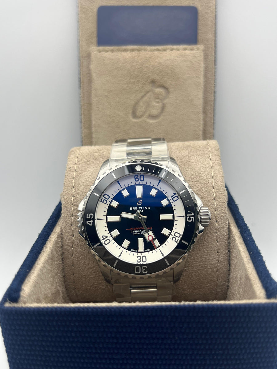 New/Unworn Breitling Superocean 46mm A17378211B1A1 Complete Set Dated 2025