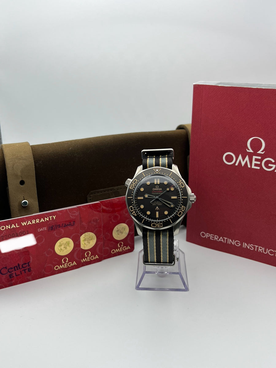 Omega Seamaster Titanium “No Time To Die” 210.92.42.20.01.001 With Box & Papers Dated 2023