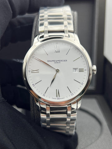 New/Unworn Baume & Mercier Classima M0A10354 Complete Set