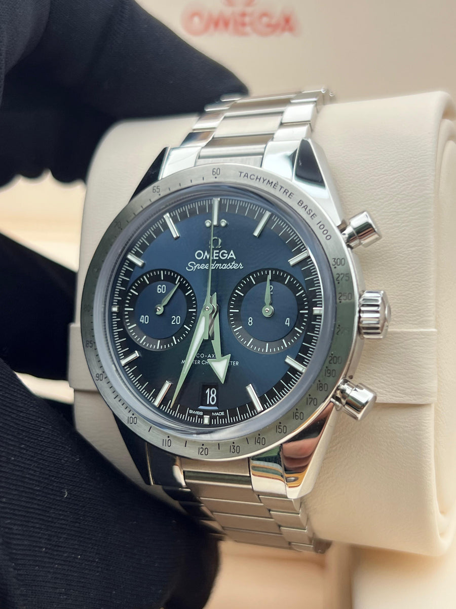 Omega Speedmaster Heritage 332.12.41.51.03.001 With Box & Papers Dated 2024 On OEM Steel Bracelet