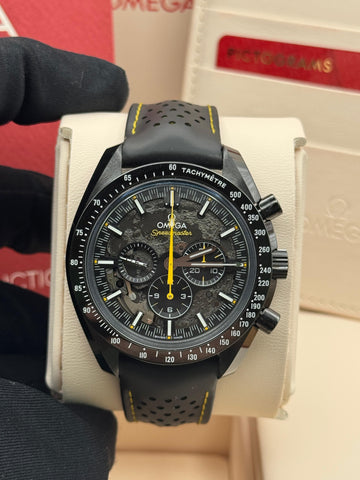 Like New Omega Speedmaster Dark Side Of The Moon Apollo 8 310.92.44.50.01.001 Complete Set Dated 2025