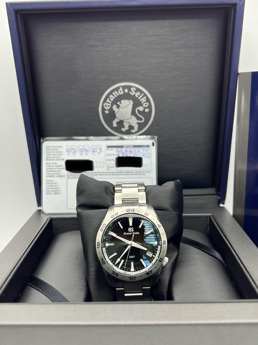 Grand Seiko Quartz GMT SBGN027G With Box & Papers Dated 2023
