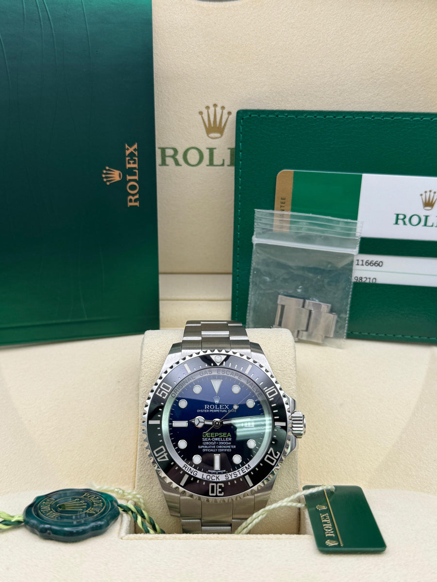 Rolex Deepsea James Cameron 116660 Complete Set Dated 2015