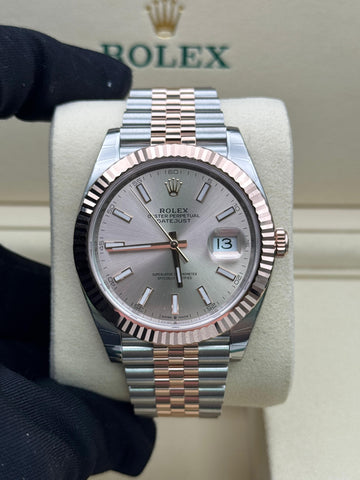 New/Unworn Rolex Datejust Two Tone RG 126331 Complete Set Dated 11/2025