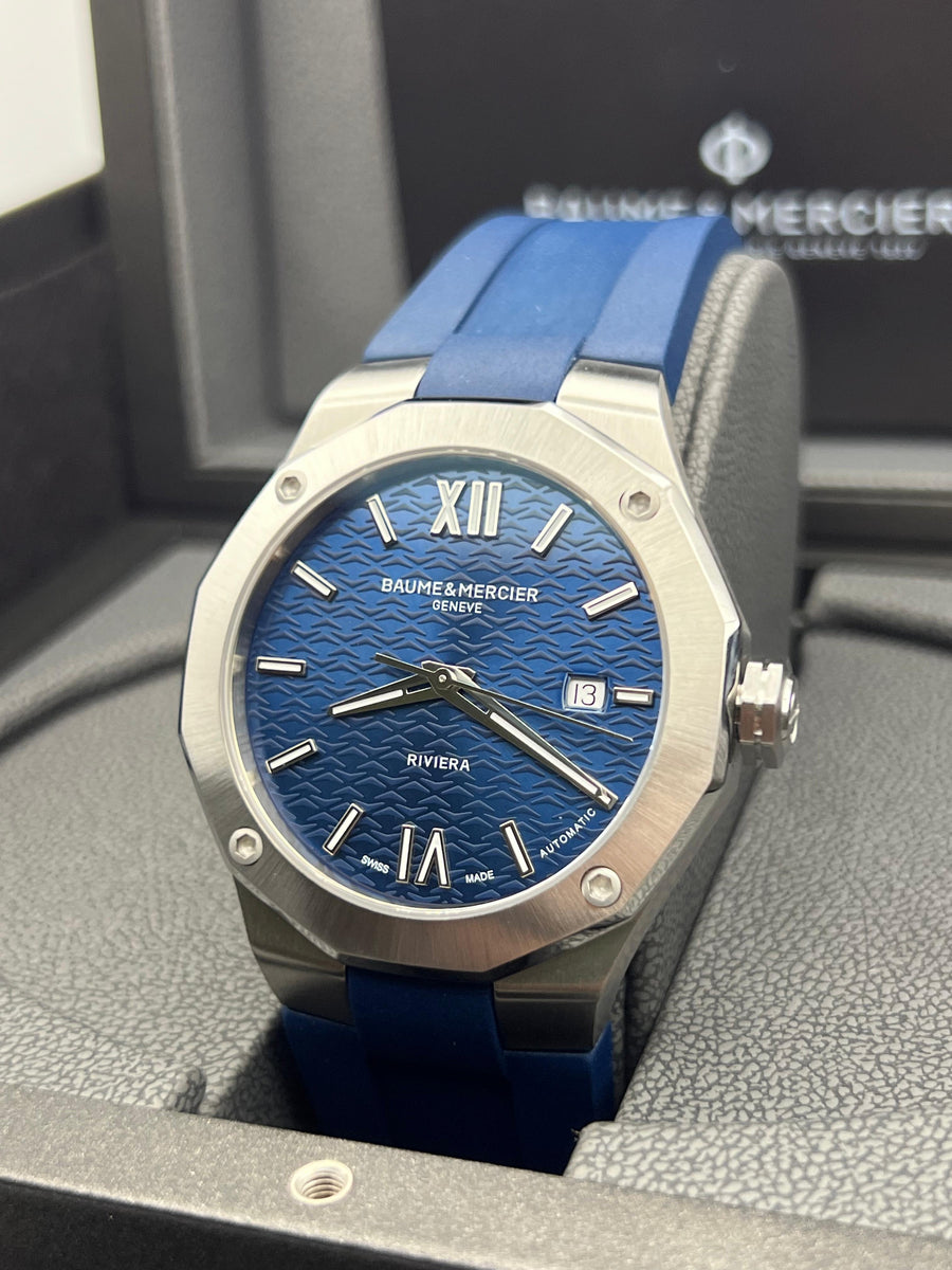 New/Unworn Baume & Mercier Riviera M0A10619 Complete Set