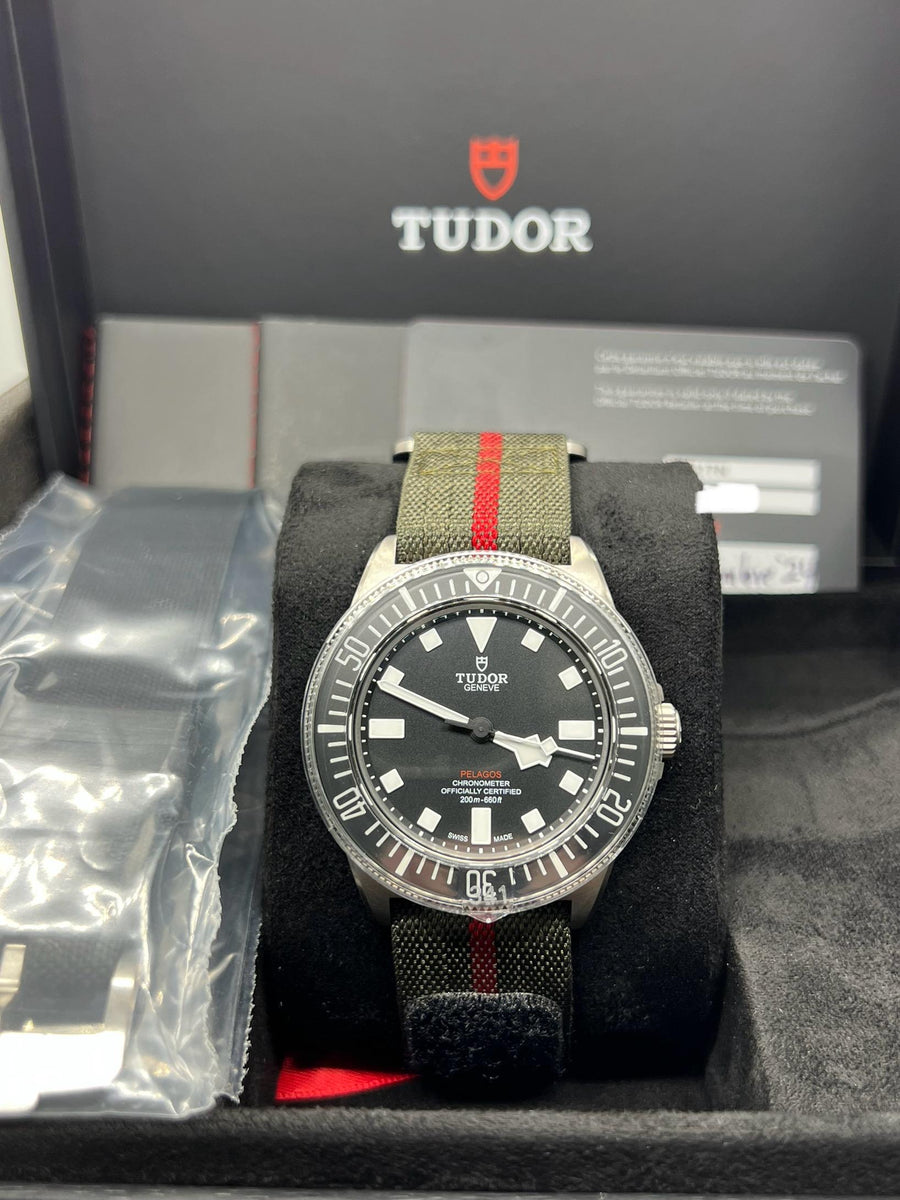 New/Unworn Tudor Pelagos FXD 25717N Complete Set Dated 12/2024