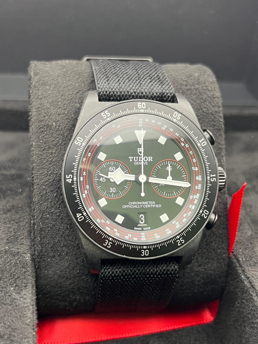 Tudor Pelagos FXD Chronograph Carbon 25827KN Complete Set Dated 2024