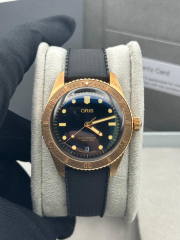 Oris Diver 65 Bronze 01 733 7771 3154 With Box & Papers Dated 2025