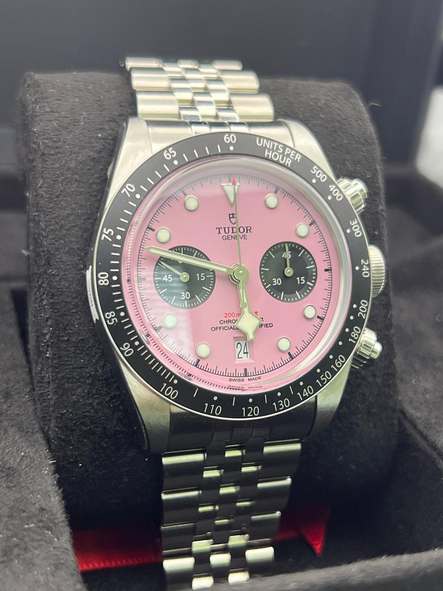 New/Unworn Tudor Blackbay Chrono 79360N Pink Complete Set Dated 04/2025