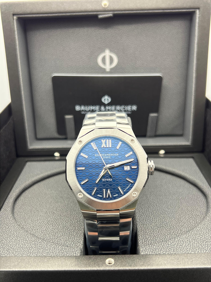 New/Unworn Baume & Mercier Riviera M0A10620 Complete Set
