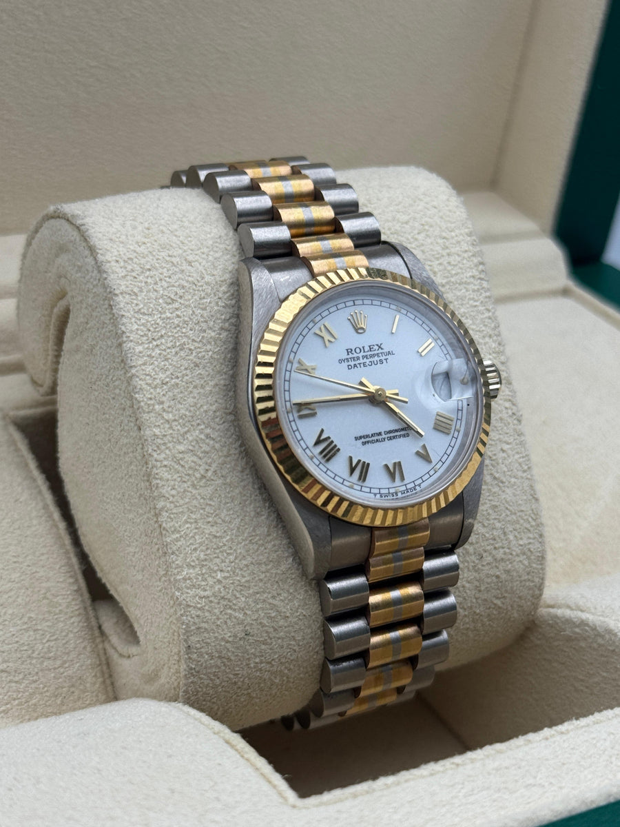 Rolex Lady’s Datejust 31mm Tridor 68279 With Papers Dated 1995