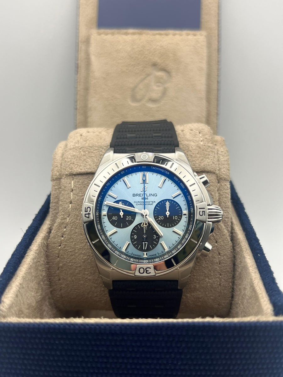 New/Unworn Breitling Chronomat 42mm PB0134101C1S2 Complete Set Dated 2025