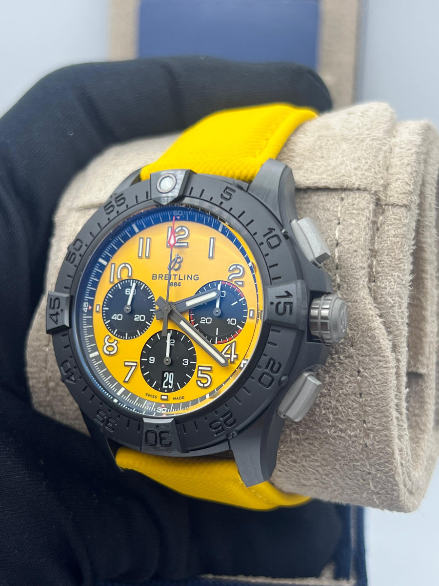 New/Unworn Breitling Avenger Night Mission SB0147101I1X1 Complete Set Dated 2024