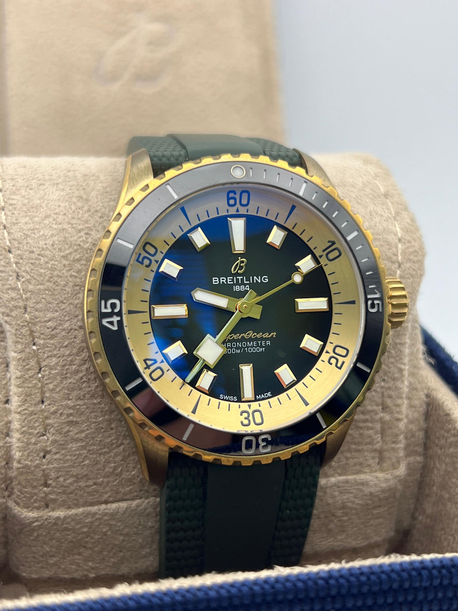 Like New Breitling Superocean 42mm N17375201L1S1 Complete Set Dated 2024
