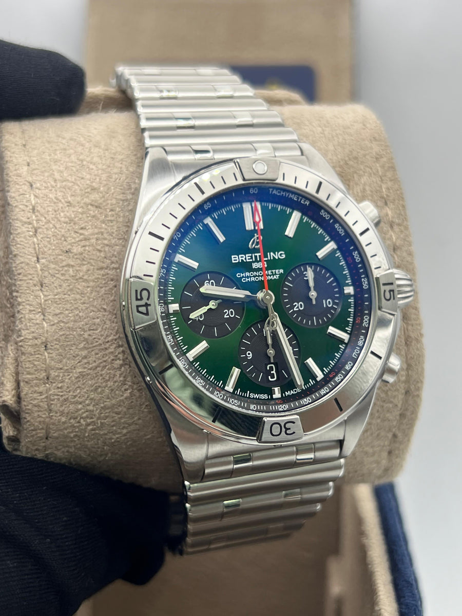 Breitling Chronomat Chronograph AB01343A1L1A1 Complete Set Dated 2022