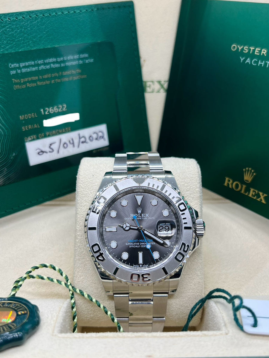 Rolex Yachtmaster 126622 Complete Set Dated 2022