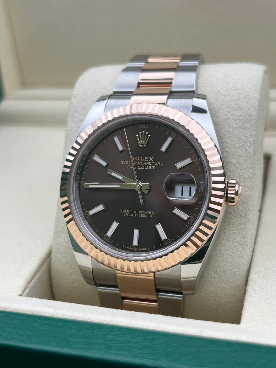 Like New Rolex Datejust Two Tone RG 126331 Complete Set Dated 06/2025