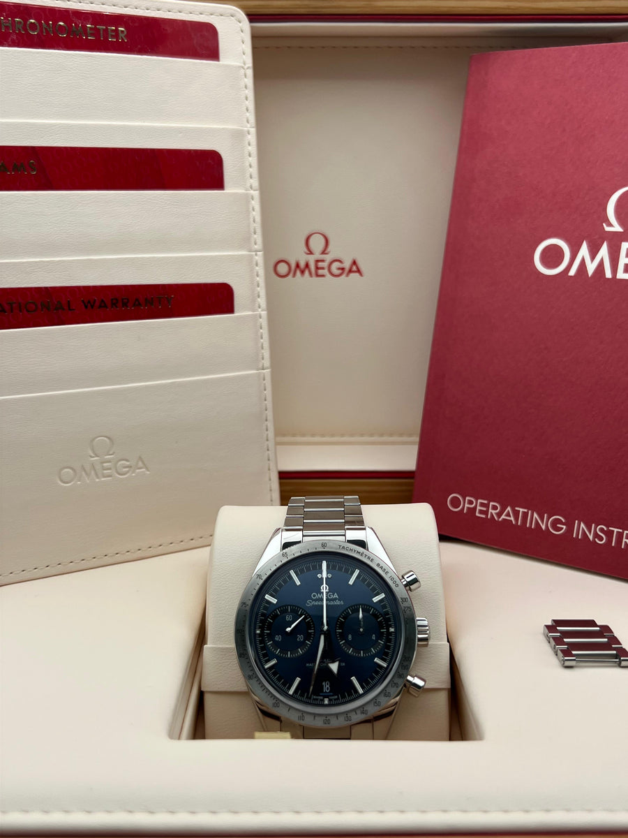 Omega Speedmaster Heritage 332.12.41.51.03.001 With Box & Papers Dated 2024 On OEM Steel Bracelet