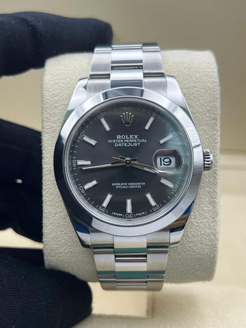 Rolex Datejust 41mm 126300 With Papers Only Dated 2018