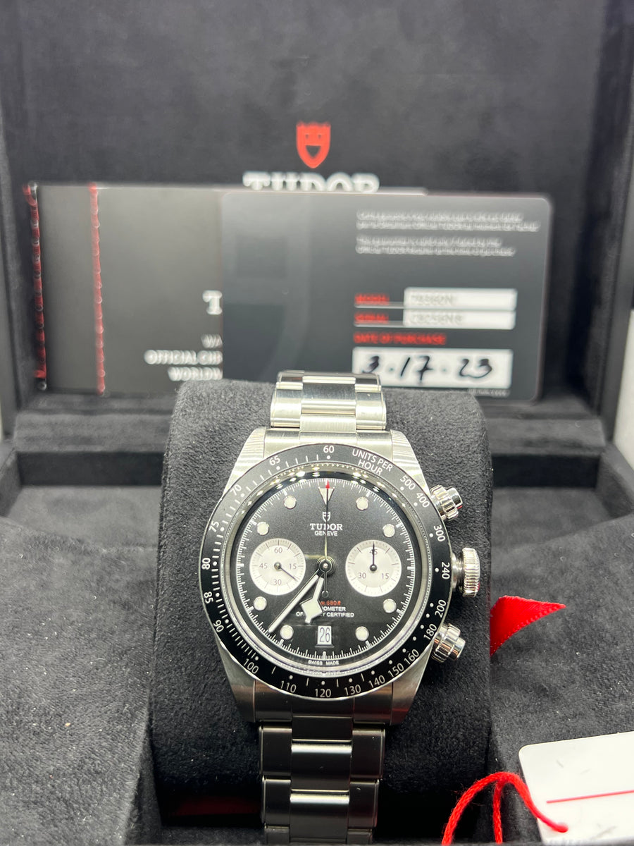 Tudor Black Bay Chrono 79360N Complete Set Dated 2023