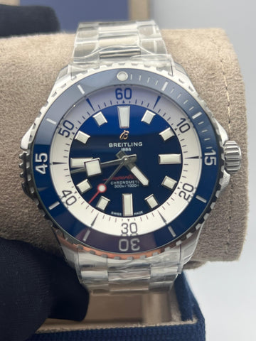 New/Unworn Breitling Superocean 46mm A17378E71C1A1 Complete Set Dated 2025