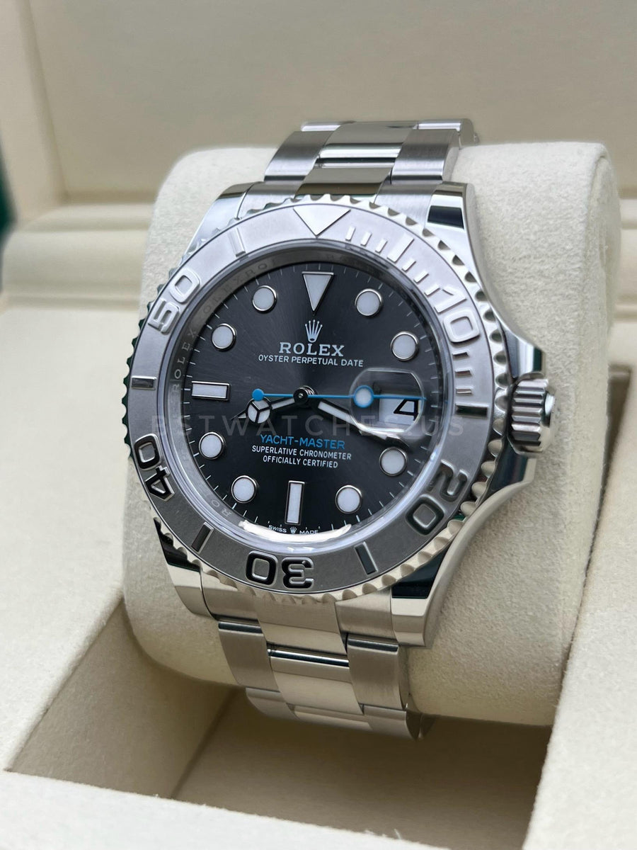 New/Unworn Rolex Yachtmaster Rhodium 126622 Complete Set Dated 02/2025