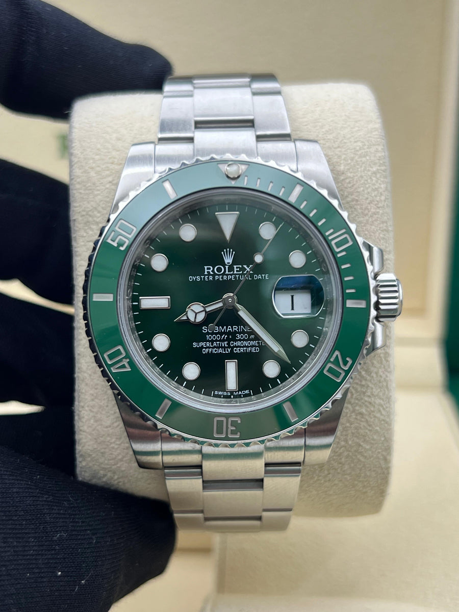 Rolex Submariner Date “Hulk” 116610LV Watch Only