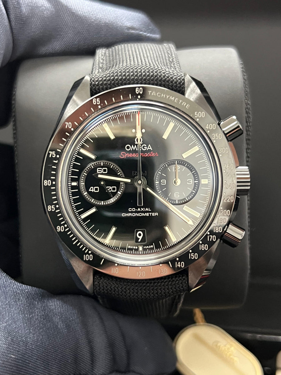 New/Unworn Omega Speedmaster Dark Side Of The Moon 311.92.44.51.01.003 Complete Set Dated 2025