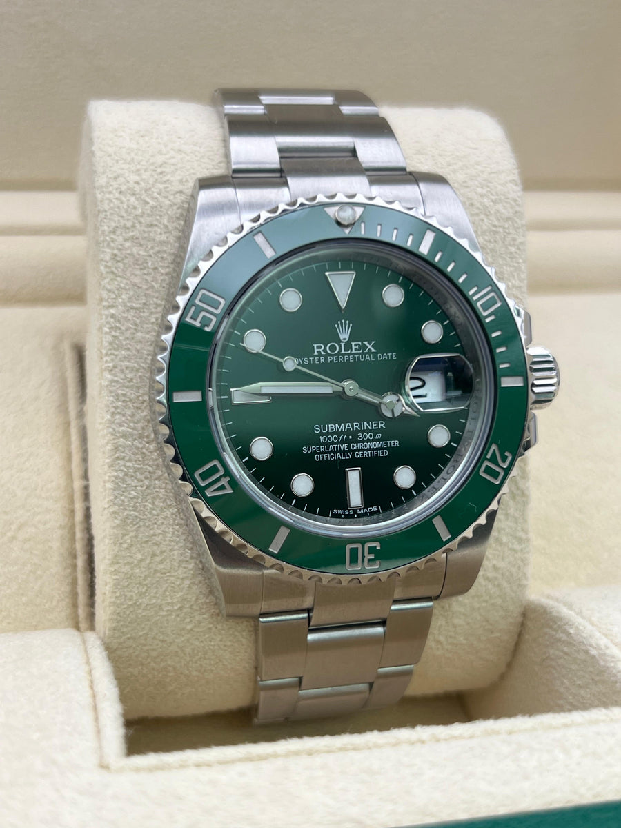 Rolex Submariner Date 116610LV “Hulk” Watch Only